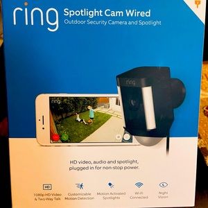Ring Spotlight Cam Wired - Brand New!!
